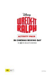 Wreck-It Ralph - Booklet 2 - Village Cinemas