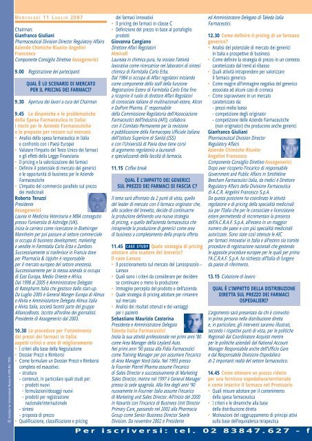 Pharma Pricing - Assogenerici