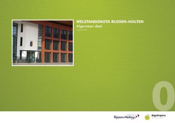 Welstandsnota Rijssen-Holten algemeen deel [Klik hier om het ...