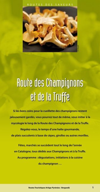 Route des Champignons et de la Truffe - CCI Ariège