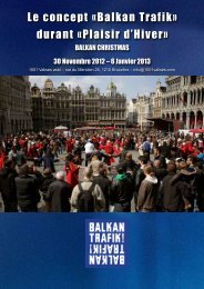 dossier de presse - Balkan Trafik Festival
