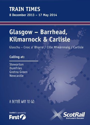 Glasgow/Stranraer/Kilmarnock - TravelNorthEast.co.uk