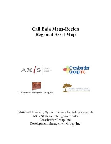 Cali Baja Mega-Region Regional Asset Map - National University ...