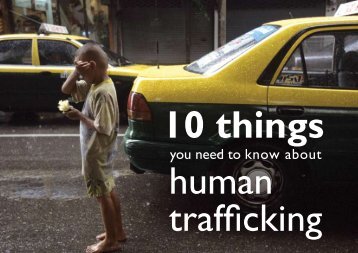 10 Things You Need To Know About Human Trafficking - World Vision