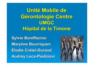 UMGC-réunion urgences-Décembre 2010 - SMUR BMPM