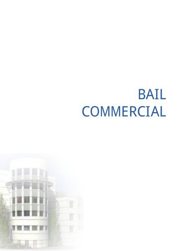 bail commercial logement meuble - Haussmann Patrimoine