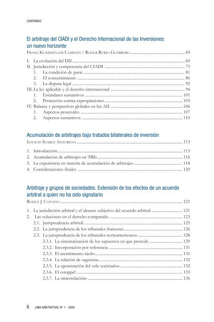 Lima Arbitration