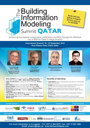 The Building Information Modeling Summit Qatar - architects24.com