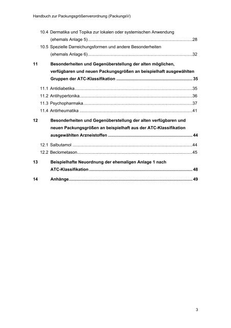 Handbuch zur Packungsgrößenverordnung (PackungsV