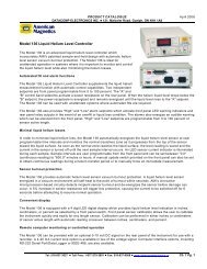 Model 136 Liquid Helium Level Controller - Lasalle Scientific Inc.