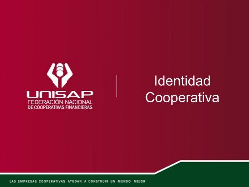 Identidad Cooperativa - Bansefi