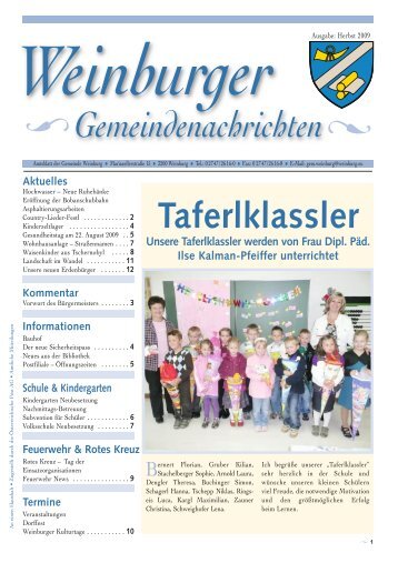 Weinburger Gemeindenachrichten - Gemeinde Weinburg
