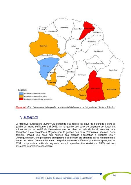 QualitÃ© des eaux de baignade Ã  Mayotte et Ã  La RÃ©union