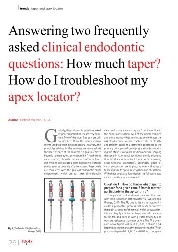 How do I troubleshoot my apex locator? - De Vos Endo BV