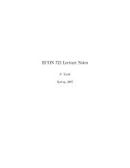 ECON 721 Lecture Notes - [athena.sas.upenn.edu] - Penn
