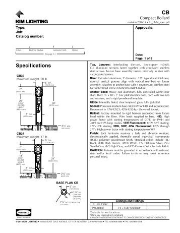 CB24/CB32 - Kim Lighting