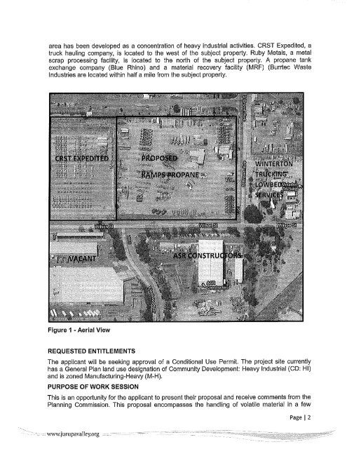 meeting agenda of the planning commission - City of Jurupa Valley