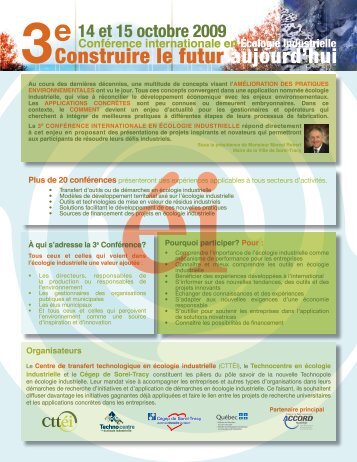 3Construire le futur aujourd'hui - Centre de Transfert Technologique ...