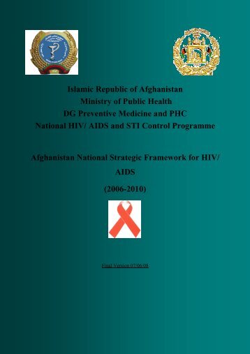 Afghanistan National Strategic Framework for HIV/ AIDS