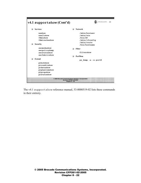 BrocadeÂ® Product Training