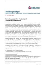 Building Bridges - German Scholars Organization