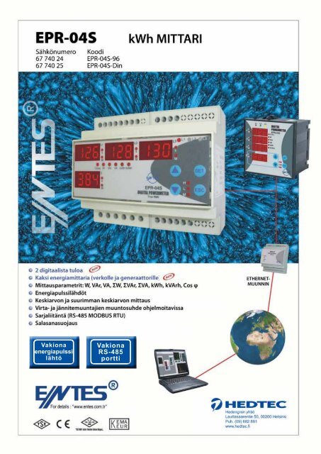 MITTAUSJÃRJESTELMÃ - Hedtec Oy