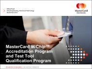 MasterCard M/Chip™ Accreditation Program and Test Tool ...