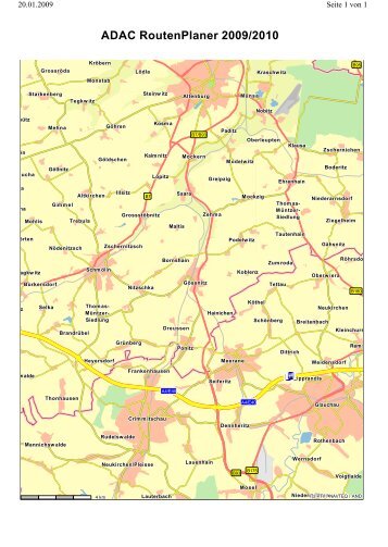 ADAC RoutenPlaner 2009/2010