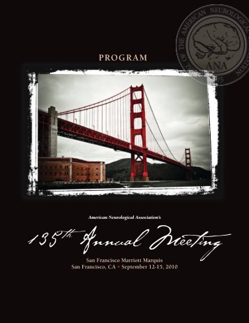 135th Annual Meeting - American Neurological Association
