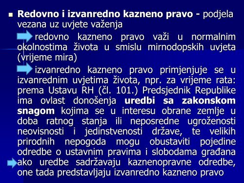 temeljni pojmovi kaznenog prava - Sveučilišni odjel za forenzične ...