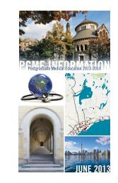 pgme information - Post Graduate Medical Education University of ...