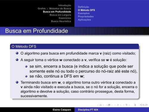 busca - profunidade, largura, A - Unicamp