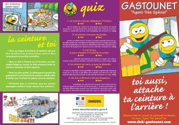 Gastounet - SÃ©curitÃ© routiÃ¨re