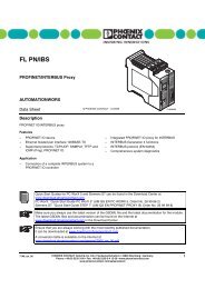 Data Sheet DB EN FL PN/IBS - IEC Supply, LLC
