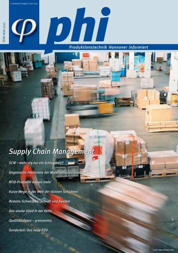 Supply Chain Management - Produktionstechnik Hannover informiert
