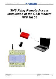 Installation of the GSM Modem - Comat AG