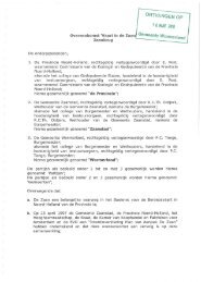 Bestuursovereenkomst Zaanbrug - Zaans Industrieel Erfgoed