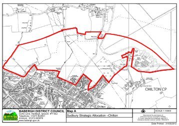 Maps A to F from - Babergh District Council