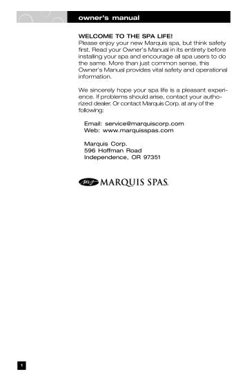 Everyday, Hideaway and Limited Series - Marquis Spas