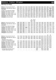 arriva bus timetable sittingbourne