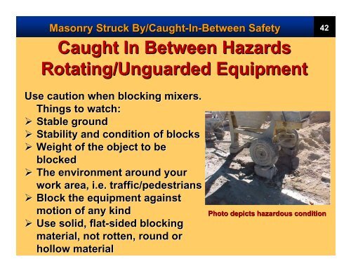 Focus Four Hazard Training For Masonry Construction - Rocky ...