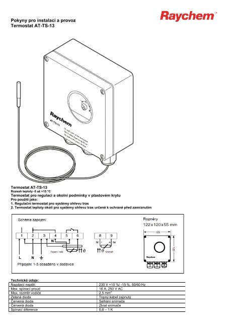 Termostat AT-TS-13