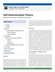 Self-Determination Theory - DSWLeads.com
