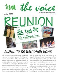 ALUMNI TO BE WELCOMED HOME - Thevillagesinc.org