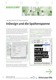 InDesign und die Spaltenspanne - Digicomp