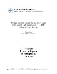 Stockholm Research Reports in Demography 2011: 14 - SUDA