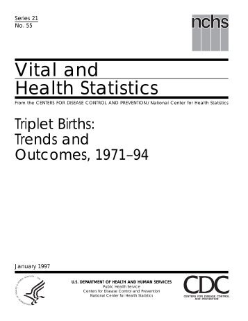 Triplet births - Centers for Disease Control and Prevention