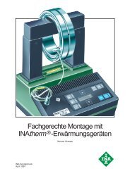 Fachgerechte Montage mit INA therm®-Erwaermungsgeraeten ...