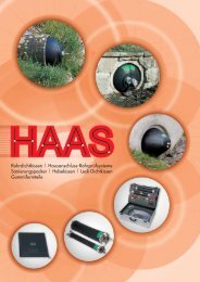 Rohrdichtkissen - Haas Abwassertechnik und Kanaltechnik