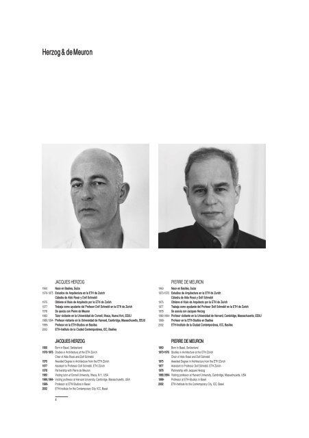 Herzog&deMeuron - El Croquis